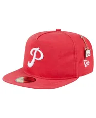 ニューエラ メンズ アクセサリー 帽子 New Era Mens Red Philadelphia Phillies Championship Side Flag AFrame 59Fifty Fitted Hat Red レッド