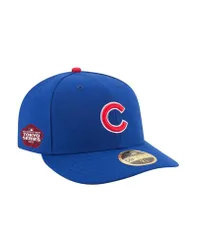 ニューエラ メンズ アクセサリー 帽子 New Era Mens Royal Chicago Cubs 2025 Mlb World Tour Tokyo Series Side Patch Low Profile 59Fifty Fitted Hat Roy