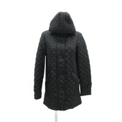 ザラウーマン ZARA WOMAN キルティングコート ロング丈 2WAY XS 黒 ブラック フード付き /SM18 ■ECB002のサムネイル