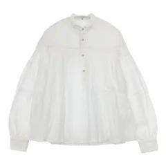 未使用　scye リネンタックブラウス Scye サイ リネン タックブラウス 半袖 60/1Linen Cambric Tucked