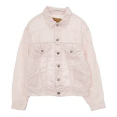 美品✨45R リネンの908空比古比女ジャン リネントラッカージャケット