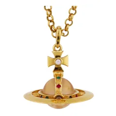 ヴィヴィアンウエストウッド スモール オーブ ネックレス 真鍮 ユニセックス ゴールドカラー Vivienne Westwood【中古】 【アパレル・小物】