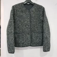 ユニクロ レディース 秋冬 クロップド 薄い 起毛 カーディガン S