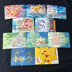 ポケモン　ゴールド　シルバー　ピカチュウたんけんたい　ルギア爆誕　ポストカード　10点まとめ売り