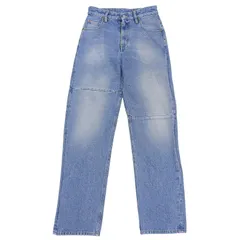未使用品▲MM6 Maison Margiela エムエムシックス メゾンマルジェラ SH0LA0003 コットン100％ 再構築 ウォッシュ デニムパンツ インディゴ 28 イタリア製 正規品 レディースのサムネイル