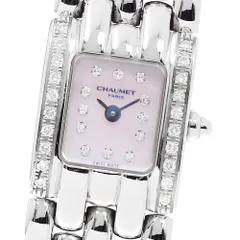 ショーメ Chaumet 099346-061 ケイシス クラシックレディ 12P サイドダイヤベゼル クォーツ レディース 箱・保証書付き_950837のサムネイル