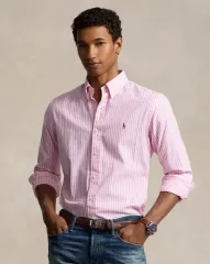 ポロラルフローレン ストライプ オックスフォード シャツ