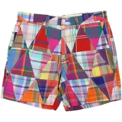 ポロラルフローレン マドラスチェック パッチワーク ショーツ