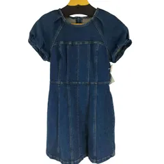 ザラ ZARA バルーンスリーブ デニムミニワンピース レディース import：S 