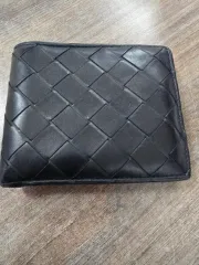 ボッテガ・ヴェネタ ブラック 二つ折り財布