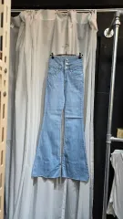 S L ストレッチ ハイウエスト フレア デニム