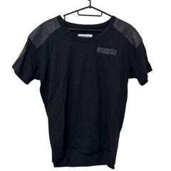イッセイミヤケ メタリックプリント レディース Tシャツブラック 黒
