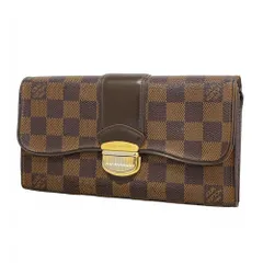 ルイ・ヴィトン(Louis Vuitton) ルイ・ヴィトン 長財布 ダミエ ポルトフォイユシスティナ N61747 エベヌレディース