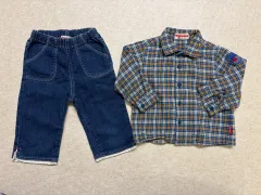ミッキーハウス デニム シャツ ベビー服 まとめ