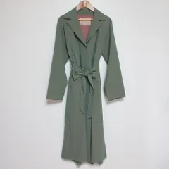 美品 Sybilla シビラ シャンブレースプリングコート Mサイズ グリーン レディース 古着 中古 USEDのサムネイル