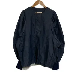 美品 yori ヨリ バルーンデニムブルゾン ジャケット YR2225-041SP サイズ38 インディゴ レディース 古着 中古 USEDのサムネイル
