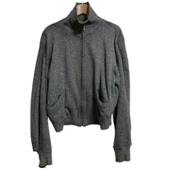 ISSEY MIYAKE イッセイミヤケ 80's ヴィンテージ 筆タグ ショート ニットブルゾン ジャケット サイズM グレー レディース 古着 中古 USEDのサムネイル
