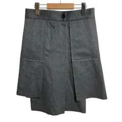 美品 Vivienne Westwood ヴィヴィアンウエストウッド ウール パネル スカート サイズ40 グレー レディース 古着 中古 USEDのサムネイル