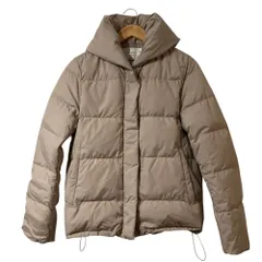 良品 OPAQUE.CLIP オペークドットクリップ ミュラーダウン 撥水ボリュームカラーショートコート サイズ40/L グレージュ レディース 古着 中古 USED