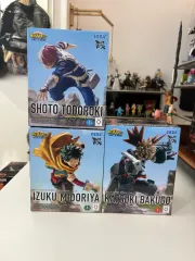 未開封)僕のヒーローアカデミア ヒロアカ 爆豪 勝己 緑谷 出久 轟 焦凍 フィギュア セット 出品