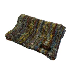 美品 MISSONI ミッソーニ ニットマフラー ストール マルチカラー レディース 古着 中古 USED