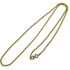 美品 Christian Dior クリスチャンディオール ヴィンテージ チェーンネックレス GP ゴールドカラー レディース 古着 中古 USED