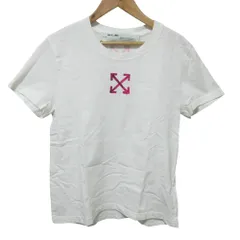 良品 Off-White オフホワイト アローロゴ プリント ショートスリーブ クルーネック Tシャツ カットソー XS ホワイト レディース 古着 中古 USEDのサムネイル