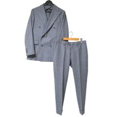 【CEEKAY様】リングジャケット　ダブルブレストスーツ　カシミヤ混　サイズ48 CEEKAY様】リングジャケット ダブルブレストスーツ カシミヤ混 サイズ