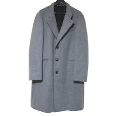 美品 ARMANI COLLEZIONI アルマーニコレッツォーニ シングル チェスターコート サイズ50 グレー メンズ 古着 中古 USEDのサムネイル