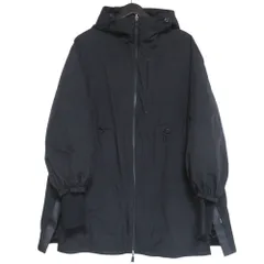美品 24AW HERNO ヘルノ LAMINAR ラミナー GORE-TEX ゴアテックス ジップアップ フーデッド ダウンコート PI00353DL 36 ブラック レディース 古着 中古 USED