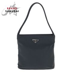 美品 PRADA プラダ テスート 三角ロゴプレート ブラック 黒 美品 PRADA プラダ テスート 三角ロゴプレート ブラック 黒