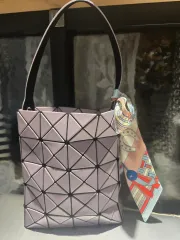 BAO BAO ISSEY MIYAKE ラベンダー トートバッグ + スカーフ