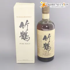 ■ 酒 ウイスキー 竹鶴 21年 ピュアモルトウイスキー 700ml 43% 未開栓 未使用 箱付きのサムネイル