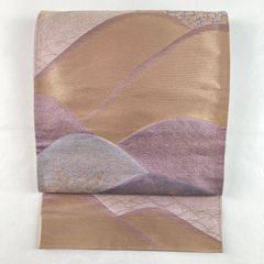 袋帯　正絹　金糸　色紙重ね　縦縞　観世水　楓　唐草　着物　071tz 袋帯 正絹 金糸 色紙重ね 縦縞 観世水 楓 唐草 着物 071tz - メルカリ