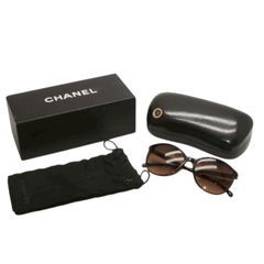 CHANEL サングラス 4002 ココマーク 00s Y2K ブラウンリムレス - メルカリ