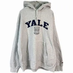 00年代 Champion チャンピオン REVERSE WEAVE リバースウィーブ YALE イェール スウェット パーカー カレッジ(メンズ XL)中古 古着 X7335