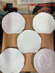 新品 三川内焼 智山窯 リーフ型皿5枚　料亭　懐石料理　レストラン 新品 三川内焼 智山窯 リーフ型皿5枚 料亭 懐石料理 レストラン - メルカリ