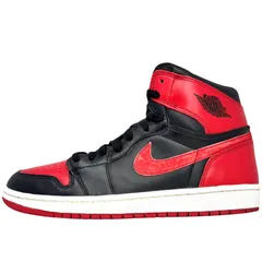 01年製 NIKE AIR JORDAN 1 RETRO HIGH BRED (2001) ナイキ エア ジョーダン 1 レトロ ハイカット レッド 赤 ブラック 黒 ブレッド 28cm メンズ スニーカー U10959 箱 付属品あり