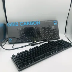 Logicool G512 CARBON (GX RED) メカニカルゲーミングキーボード リニア赤軸 動作良好 管JTSMY0406A25