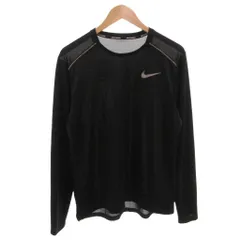 ナイキ NIKE スポーツウエア カットソー Tシャツ ロゴプリント 長袖 XL 黒 ブラック /FF