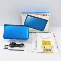 ニンテンドー 3DSLL ブルーブラック 遊べるセット 動作確認済み Nintendo ds 3dsll 3DS LL 任天堂 管理番号M1685