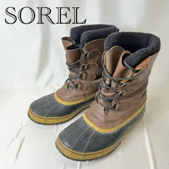 SOREL ソレル スノーブーツ メンズ NM1439 Size:27cm 箱無し レザー ボア 靴 _266068のサムネイル