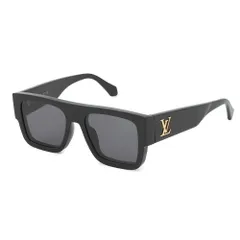 ルイヴィトン サングラス アセテート LVクラッシュ・スクエア 5419 155 Z2125E LOUIS VUITTON アイウェア 黒 ブラックのサムネイル
