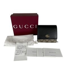 ✨未使用展示品・箱付き✨ GUCCI ミニ財布 マーモント インター 