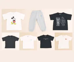 [KO]ユニクロ子供服　100～110size　７点まとめ売り（クリーニング済）ミッキー　ポケモン　KAWS+WARHOL　AIRism　ユニクロ　UNIQLO