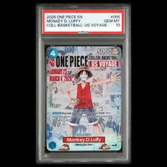 PSA10 モンキー・D・ルフィ 英語版 COLLEGE BASKETBALL PSA10】 モンキー・D・ルフィ 《英語版》 (COLLEGE BASKETBALL US