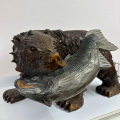 台座付き】テン 貂 てん 剥製 流木オブジェ 置物インテリア アニマル