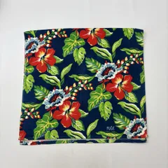 Ralph Lauren ラルフローレン RLL ハイビスカス タオルケット ブランケット サイズ 88cm x 165cm 位 804-0005のサムネイル