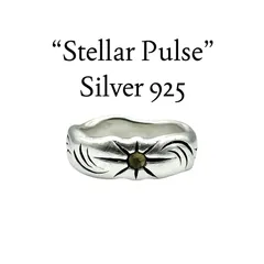 【太陽の輝き】サンシャイン Silver 925 刻印 Design Ring シルバー デザイン リング 19号 メンズ ビッグサイズ ストリート バイカー トライバル エスニック