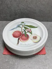 英国ポートメリオン　ポモナ社　パスタプレート4枚 メルレットホワイトレースパスタプレート23cm/イタリア製｜輸入食器